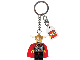 Gear No: 851584  Name: Viking Warrior 11 / Viking Chieftain Key Chain with Lego Logo Tile, Modified 3 x 2 Curved with Hole