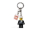 Lot ID: 206074701  Gear No: 851626  Name: Police Officer City Leather Jacket with Gold Badge Key Chain with Lego Logo Tile, Modified 3 x 2 Curved with Hole