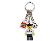 Gear No: 851656  Name: Soccer Player Germany #10 on Front and Back and Ball Key Chain with Lego Logo Tile, Modified 3 x 2 Curved with Hole