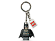Lot ID: 282776102  Gear No: 851686  Name: Batman, Black Suit Key Chain with Lego Logo Tile, Modified 3 x 2 Curved with Hole