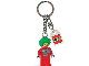 Lot ID: 230941701  Gear No: 851729  Name: Takeshi Key Chain with Lego Logo Tile, Modified 3 x 2 Curved with Hole