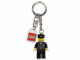 Lot ID: 391985645  Gear No: 851746  Name: Airport - Pilot Key Chain with Lego Logo Tile, Modified 3 x 2 Curved with Hole