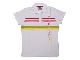 Gear No: 852066  Name: Shirt, Classic Women's White Slimfit Polo, Striped