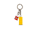 Lot ID: 243256805  Gear No: 852095  Name: 2 x 4 Brick - Yellow Key Chain with Lego Logo Tile, Modified 3 x 2 Curved with Hole