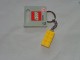 Gear No: 852095a  Name: 2 x 4 Brick - Yellow Key Chain