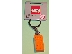 Gear No: 852097a  Name: 2 x 4 Brick - Orange Key Chain