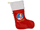 Gear No: 852124  Name: Holiday Stocking, Santa in the Snow