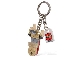Lot ID: 285150599  Gear No: 852245  Name: Landspeeder Key Chain with Lego Logo Tile, Modified 3 x 2 Curved with Hole (Exclusive Bag Charm)