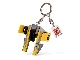 Lot ID: 400498500  Gear No: 852247  Name: Jedi Starfighter Key Chain with Lego Logo Tile, Modified 3 x 2 Curved with Hole (Exclusive Bag Charm)