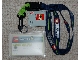 Gear No: 852308  Name: Agents ID Card Name Badge on Lanyard with LEGO and Agents Pattern
