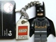 Gear No: 852314  Name: Batman, Dark Bluish Gray Suit Key Chain with Lego Logo Tile, Modified 3 x 2 Curved with Hole