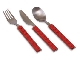 Lot ID: 295599703  Gear No: 852525  Name: Cutlery Set Children's, Silicone Studs