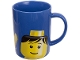 Gear No: 852675  Name: Cup / Mug Minifigure Head Male Blue
