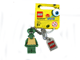 Lot ID: 386573641  Gear No: 852714  Name: Squidward (Modified Head) Key Chain Lego Logo Tile, Modified 3 x 2 Curved with Hole