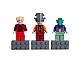 Gear No: 852844  Name: Magnet Set, Minifigures SW (3) - Chancellor Palpatine, Nute Gunray, Onaconda Farr - with 2 x 4 Brick Bases blister pack