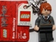 Gear No: 852955  Name: Ron Weasley Gryffindor Crest Key Chain with Lego Logo Tile, Modified 3 x 2 Curved with Hole