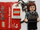 Lot ID: 406740153  Gear No: 852956  Name: Hermione Gryffindor Crest Key Chain with Lego Logo Tile, Modified 3 x 2 Curved with Hole