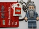 Lot ID: 273517807  Gear No: 852979  Name: Dumbledore (without glasses) Key Chain with Lego Logo Tile, Modified 3 x 2 Curved with Hole