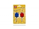 Lot ID: 393004352  Gear No: 852984  Name: Key Covers Red and Blue 2 x 2 Bricks
