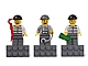 Gear No: 853092  Name: Magnet Set, Minifigures City (3) - Burglars - Glued with 2 x 4 Brick Bases blister pack