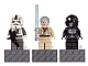 Lot ID: 321771973  Gear No: 853126  Name: Magnet Set, Minifigures Star Wars (3) - AT-AT Driver, Ben Kenobi, TIE Fighter Pilot - Glued with 2 x 4 Brick Bases blister pack