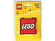 Gear No: 853148  Name: Magnet Flat, Lego Logo - Red Square