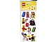Lot ID: 413709795  Gear No: 853216  Name: Sticker Sheet, Collectible Minifigures, Series 2 - Set of 12