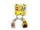Gear No: 853297  Name: SpongeBob Grin with Bottom Teeth Key Chain with Lego Logo Tile, Modified 3 x 2 Curved with Hole