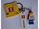 Gear No: 853305  Name: Minifigure Male with Danish Flag and Key Chain with Lego Logo Tile, Modified 3 x 2 Curved and Tile 2 x 4 with 'COPENHAGEN' Pattern