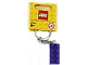 Gear No: 853379  Name: 2 x 4 Brick - Dark Purple Key Chain