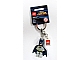 Gear No: 853429  Name: Batman, Light Bluish Gray Suit Key Chain with Lego Logo Tile, Modified 3 x 2 Curved with Hole (Dark Blue Hips)