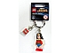 Lot ID: 95877665  Gear No: 853433  Name: Wonder Woman Key Chain with LEGO Logo Tile, Modified 3 x 2 Curved with Hole
