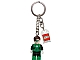 Lot ID: 280957764  Gear No: 853452  Name: Green Lantern Key Chain with Lego Logo Tile, Modified 3 x 2 Curved with Hole