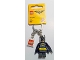 Gear No: 853632  Name: Batman Dark Bluish Gray Suit with Yellow Belt Key Chain with Lego Logo Tile, Modified 3 x 2 Curved with Hole (The LEGO Batman Movie Version)