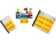 Gear No: 854013  Name: Magnet Flat, LEGOLAND Buildable Magnet blister pack