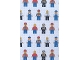 Gear No: 8719023510862  Name: Bedding, Fleece Blanket Polyester (100 x 150 cm) - City Minifigures