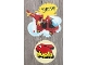 Gear No: 922472NL  Name: Display Sign Hanging, Duplo 2677 Fire Helicopter, Two-Part, Double-Sided