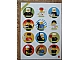 Gear No: 93604w  Name: Sticker Sheet, Legoland Town People (93.604-SF)
