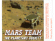 Gear No: 9736stk01  Name: Sticker Sheet, Mars Team Interplanetary Society display (set 9736)