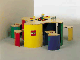 Lot ID: 374660468  Gear No: 9806  Name: Playtable, 4 chairs, and 92 Duplo bricks