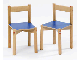 Gear No: 9818  Name: Chairs for Multi-Table (medium blue top)