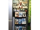 Gear No: BioMetFSS1  Name: Display Floor Stand for Sets, Cardboard for Bionicle Metru Nui Matoran (held 8610, 8612, 8607, 8611, 8609, 8608)