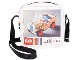 Lot ID: 328433836  Gear No: CB0960-200V  Name: Handbag Crossbody, White with LEGO Vintage Set 330 Jeep Pattern