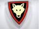 Gear No: CndyBxWlf  Name: Candy Container Triangular Wolfpack Shield