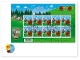 Gear No: FDC13  Name: LEGO Stamp Switzerland First Day Cover, November 11, 2022 - Cow (Complete Sheet of 10)