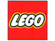 Gear No: Gstk077  Name: Sticker Sheet, LEGO Logo 20 x 20 cm
