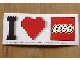 Gear No: Gstk080  Name: Sticker Sheet, I Love Lego