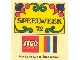 Gear No: Gstk115  Name: Sticker Sheet, SPEELWEEK 72 LEGO System