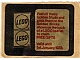 Gear No: Gstk140  Name: Sticker Sheet, Golden Bricks Promotion Golden Studs 76 - Sheet of 2