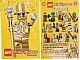 Gear No: Gstk166  Name: Sticker Sheet, Collectible Minifigures, Series 10 - Mr. Gold